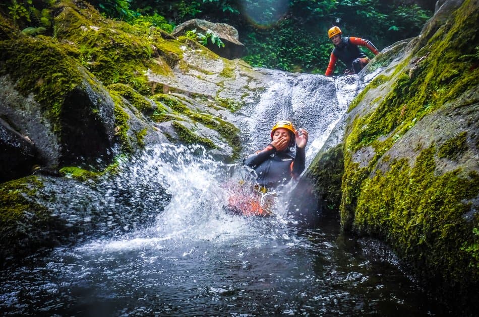 Canyoning in Ribeira dos Caldeirões