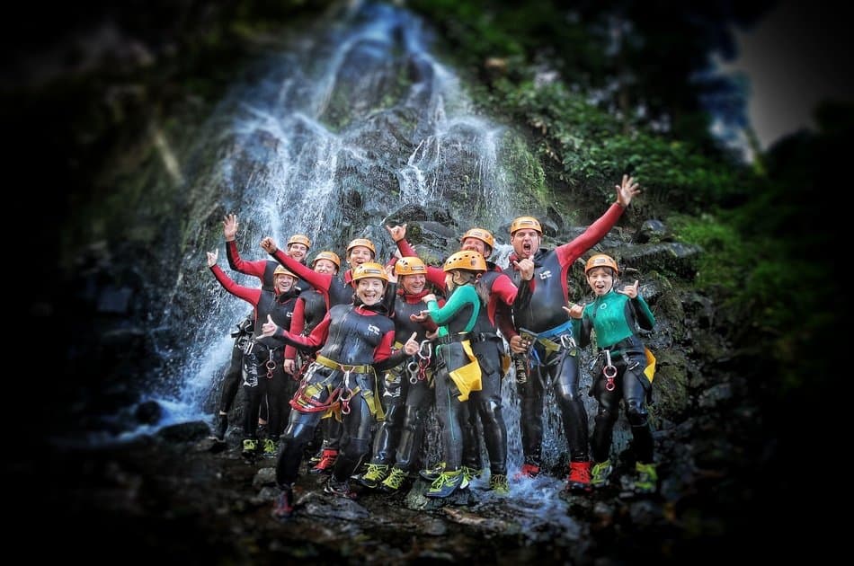 Canyoning in Ribeira dos Caldeirões