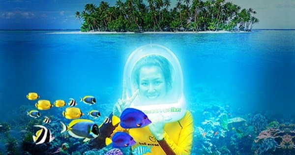 Half Day 3 in 1 - Coral Underwater Walks & Turtle Island Tour